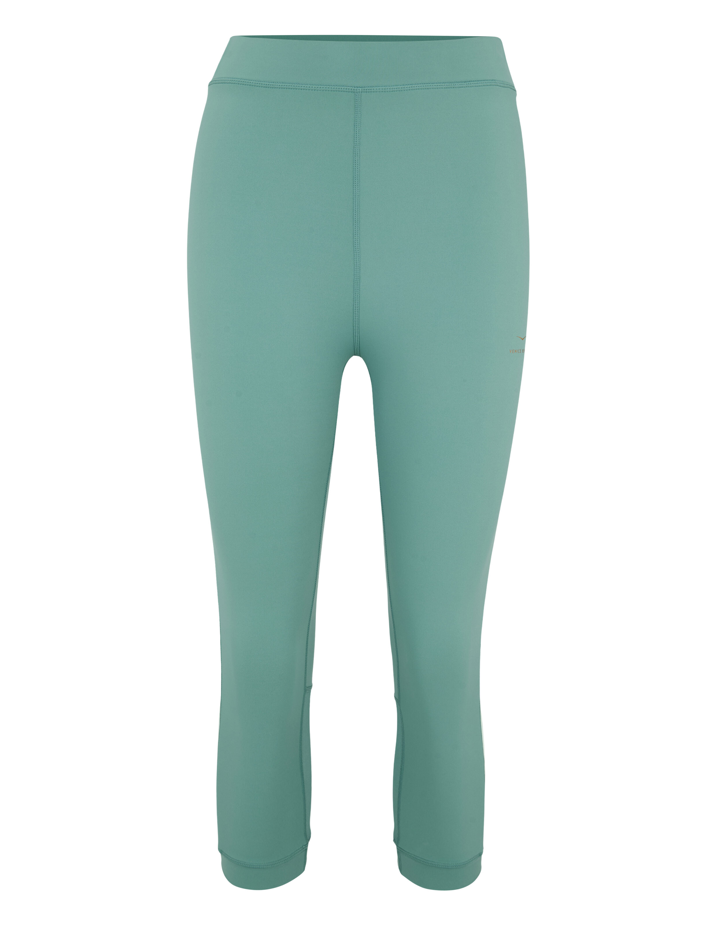 Hellblaue Capri-Leggings mit bequemer Passform, perfekt für Freizeitkleidung.