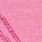 Rosa T-Shirt mit rundem Ausschnitt und kurzen Ärmeln; verziert mit großen; aufgestickten Buchstaben; die JOYFUL lesen lassen.