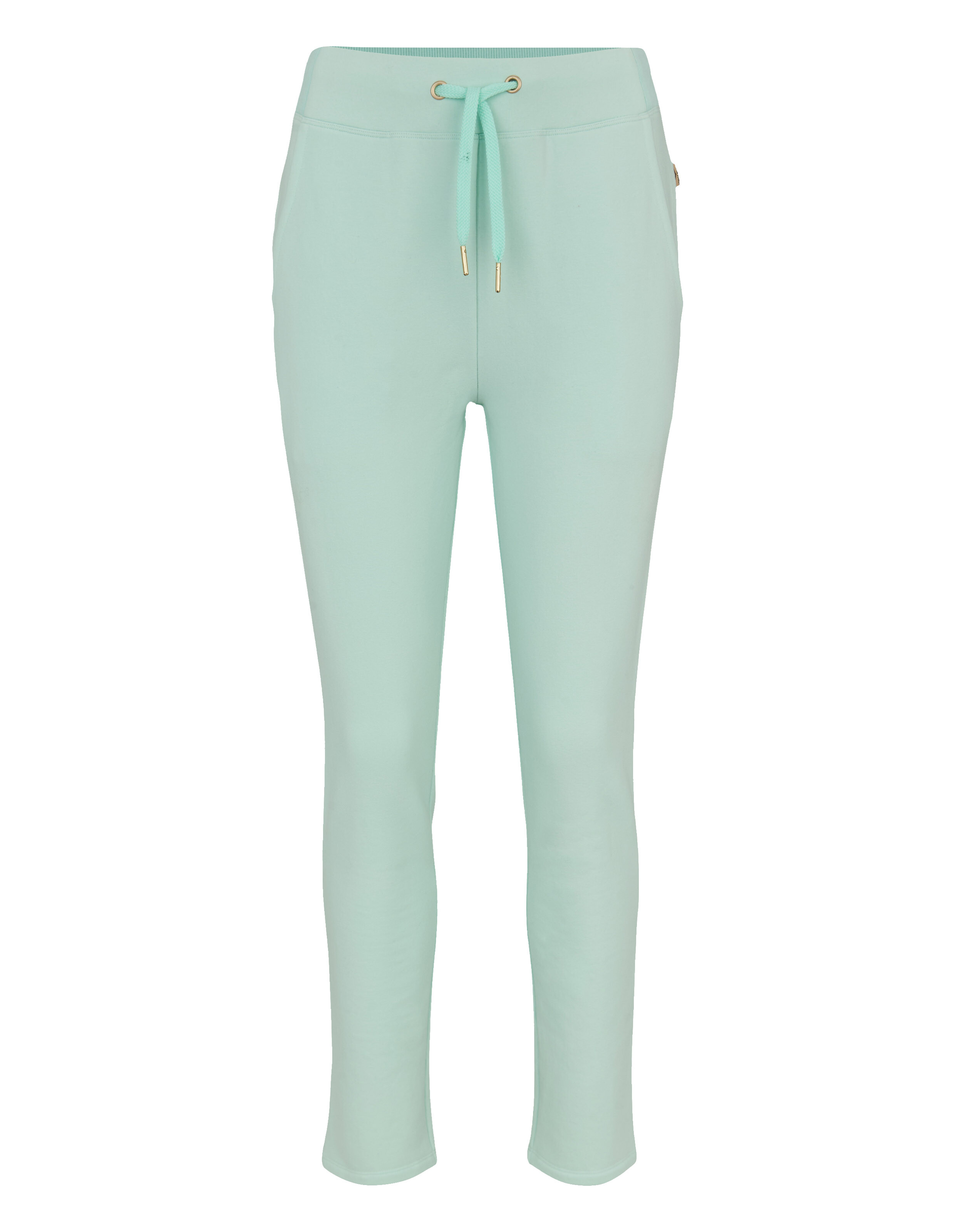 Mintgrüne Jogginghose „Venice Beach Sherly“ mit Kordelzug in der Taille für lässigen Komfort.