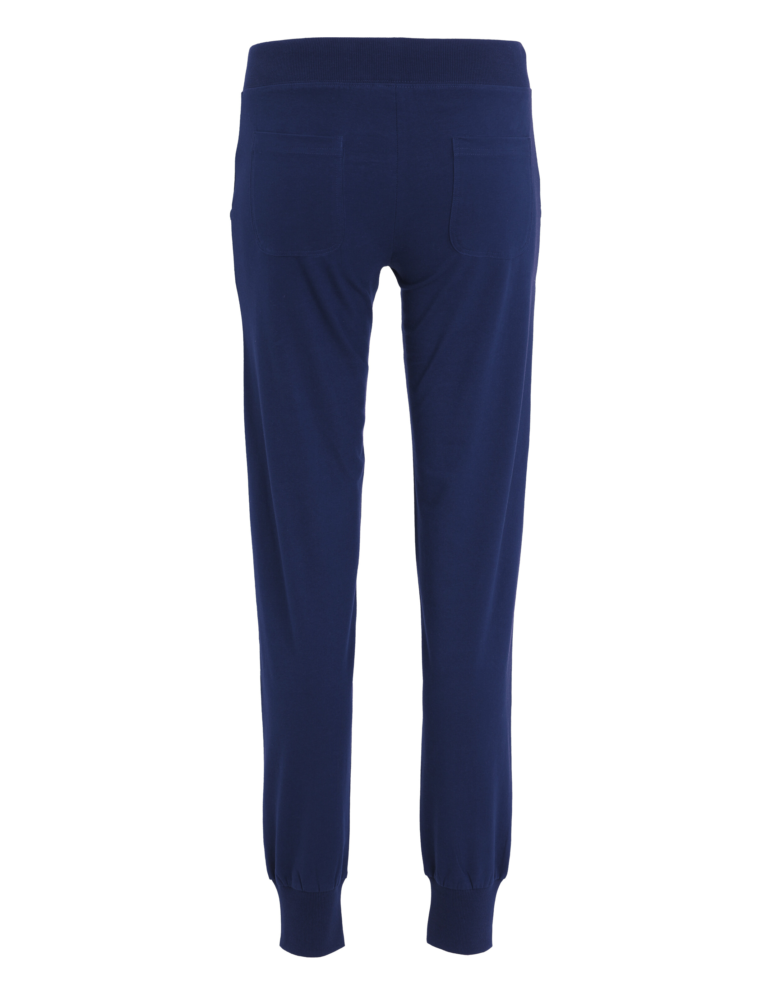 Lässige Jogginghose in Marineblau mit bequemem Bund und Gesäßtaschen.