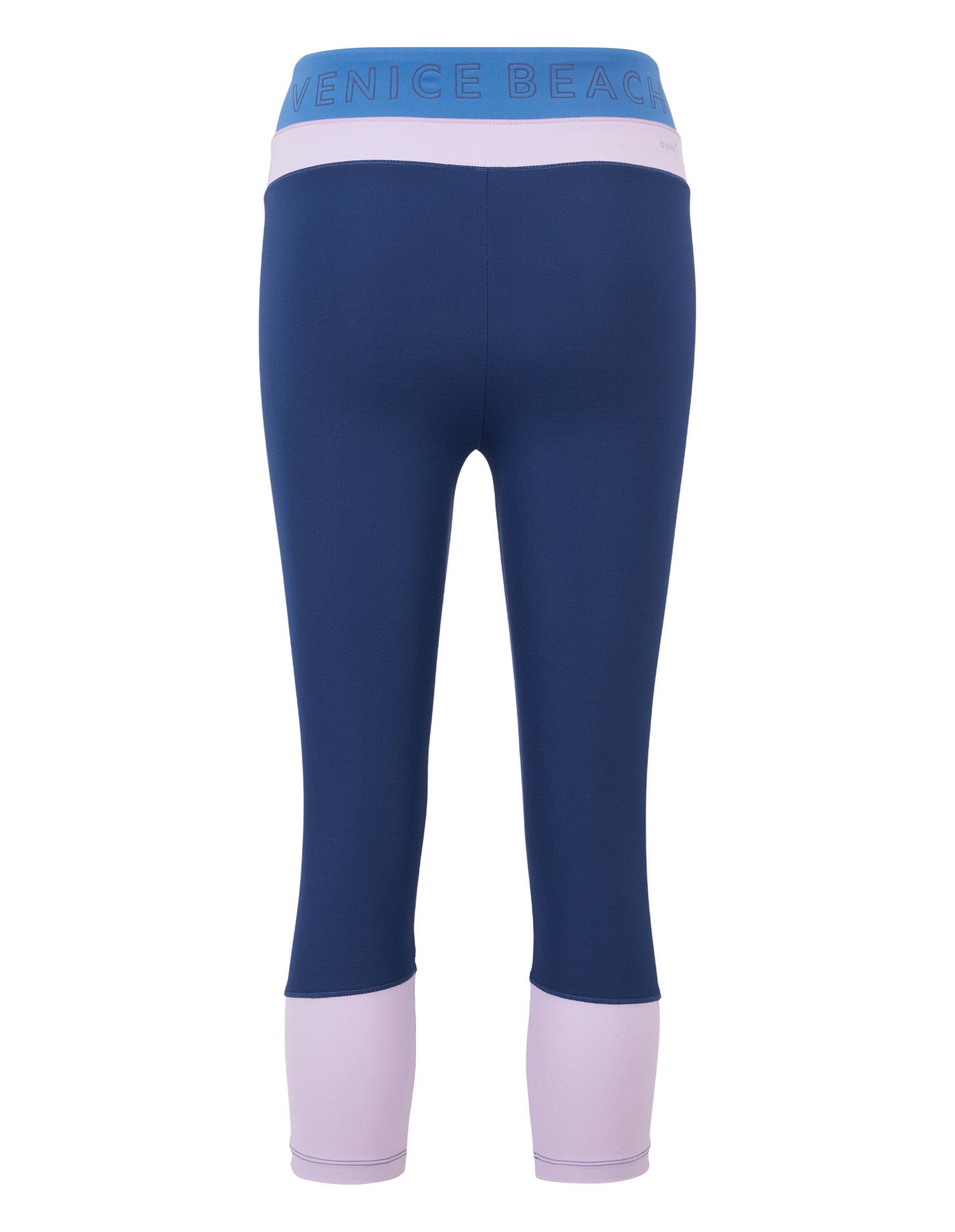 Venice Beach Rowena 5/6-Tights in Blau mit Markenbund für Freizeitkleidung.