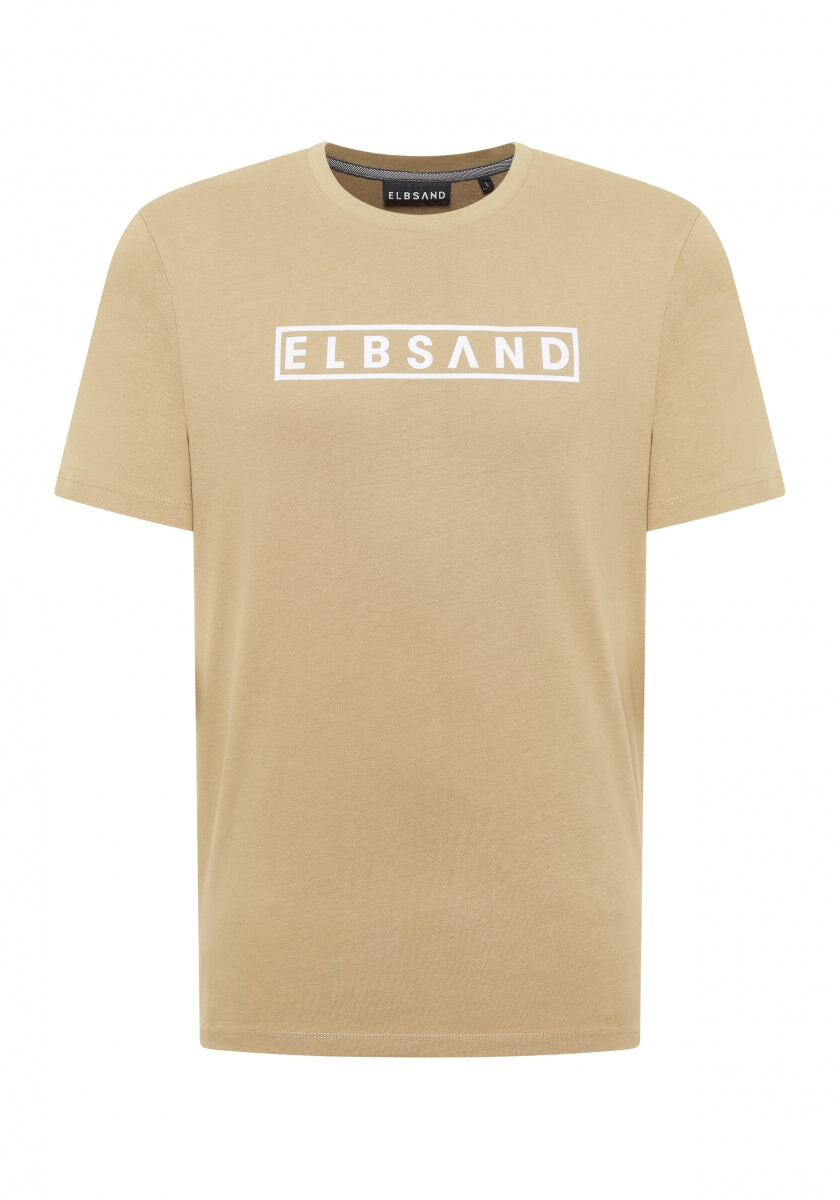 Finn T-Shirt regular fit von Elbsand in Desert Brown