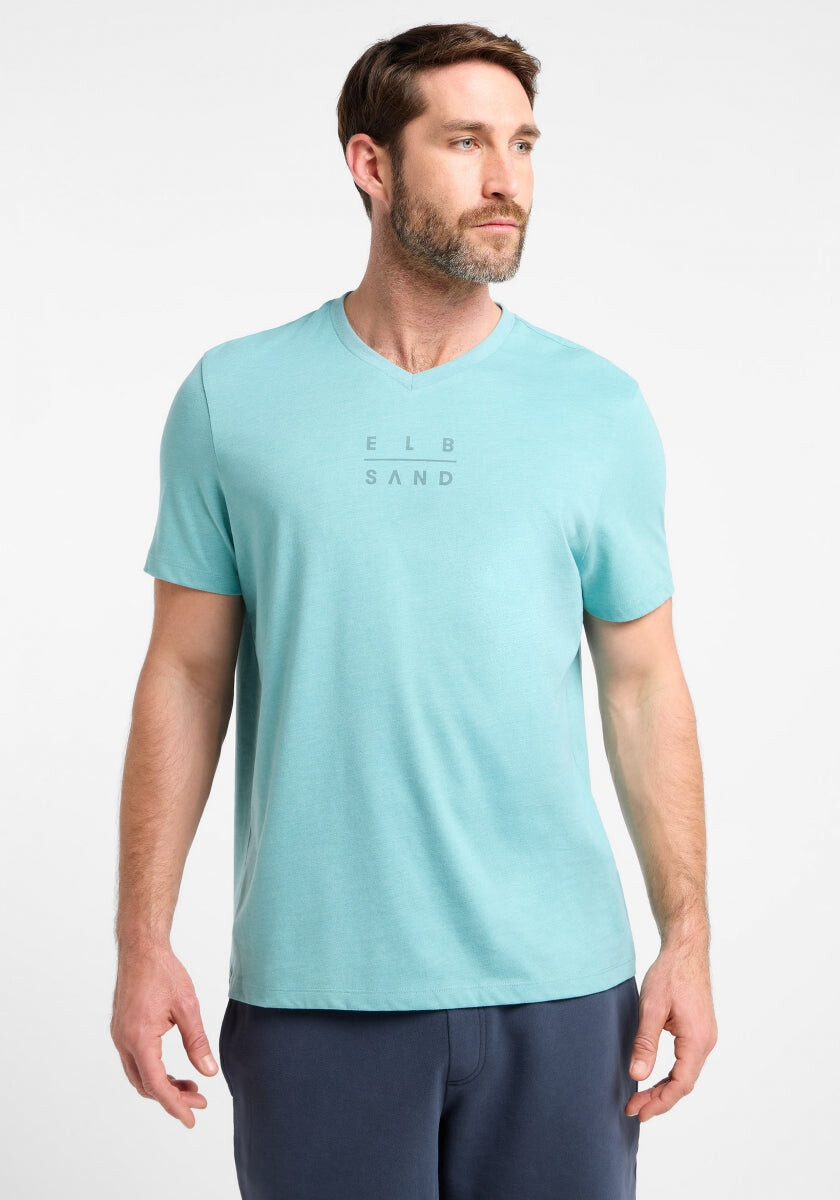 Ibbe T-Shirt regular fit von Elbsand in Ocean Wave Melange