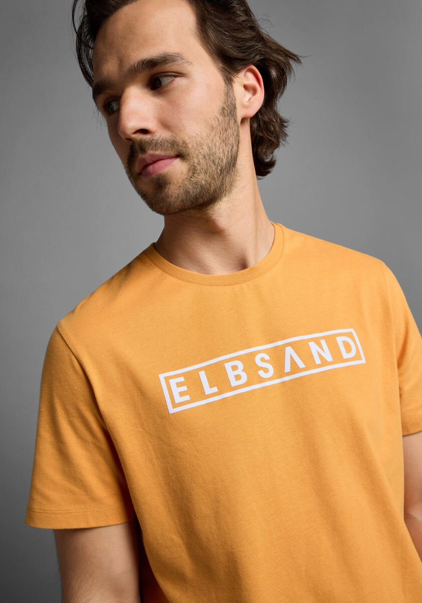 Finn T-Shirt regular fit von Elbsand in Cadmium Orange