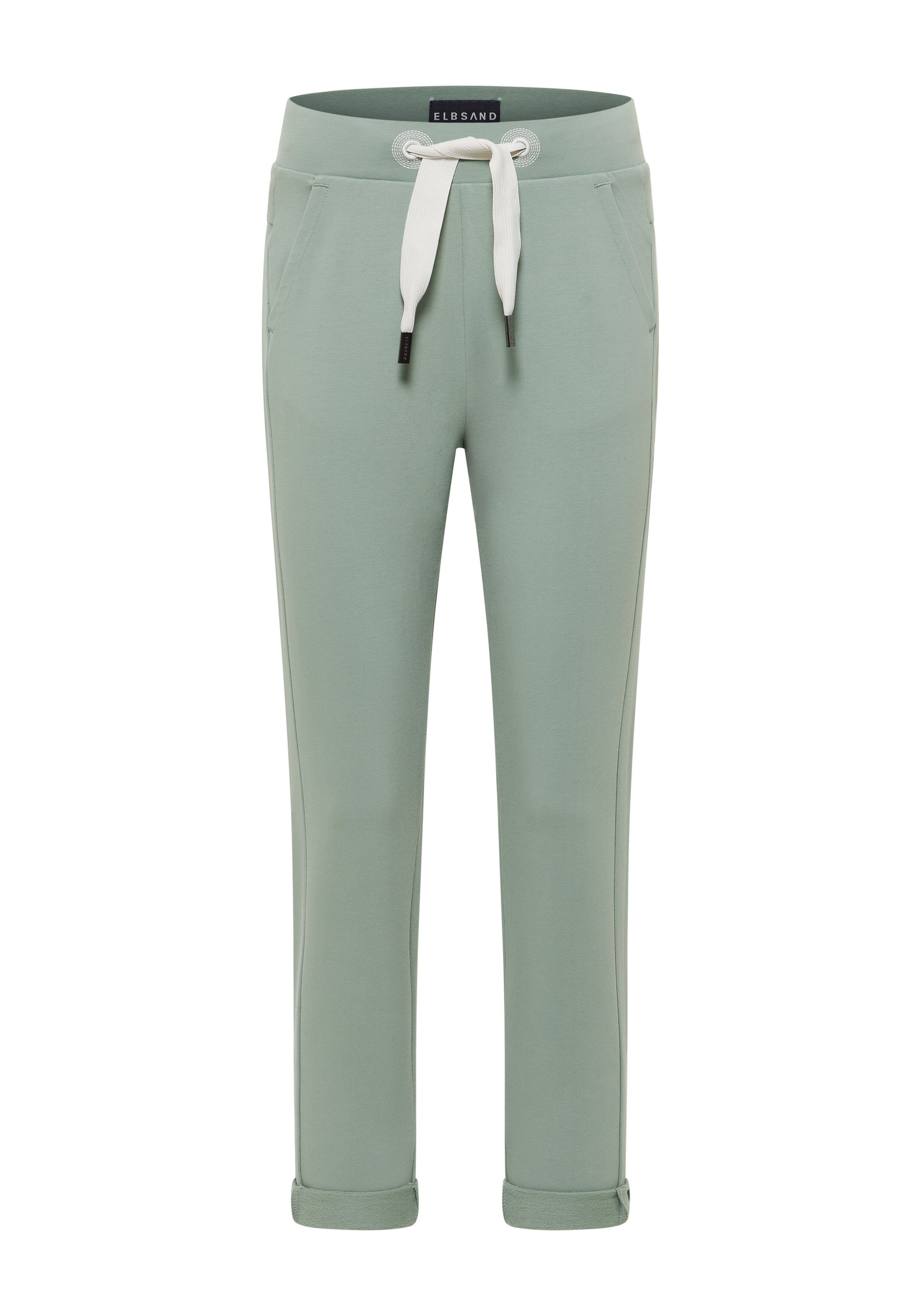ELBSAND Brinja 7/8 Sweatpants Silt Green