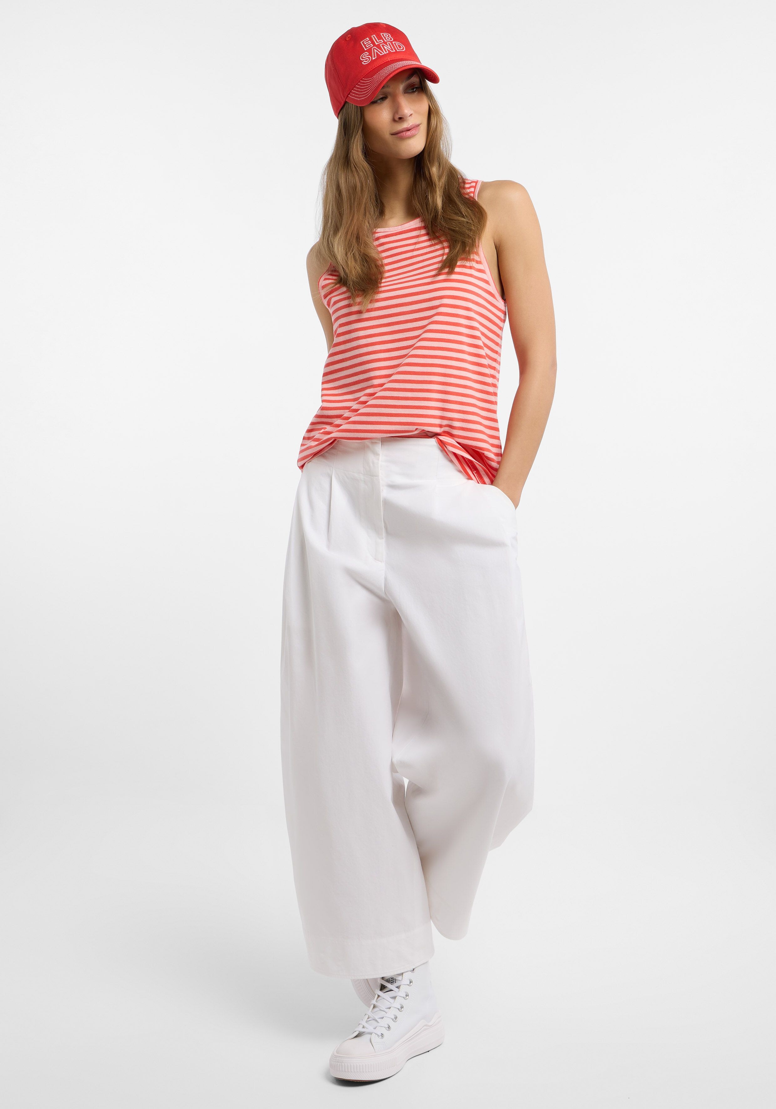 ELBSAND Maavi Grenadine_Papaya_stripe